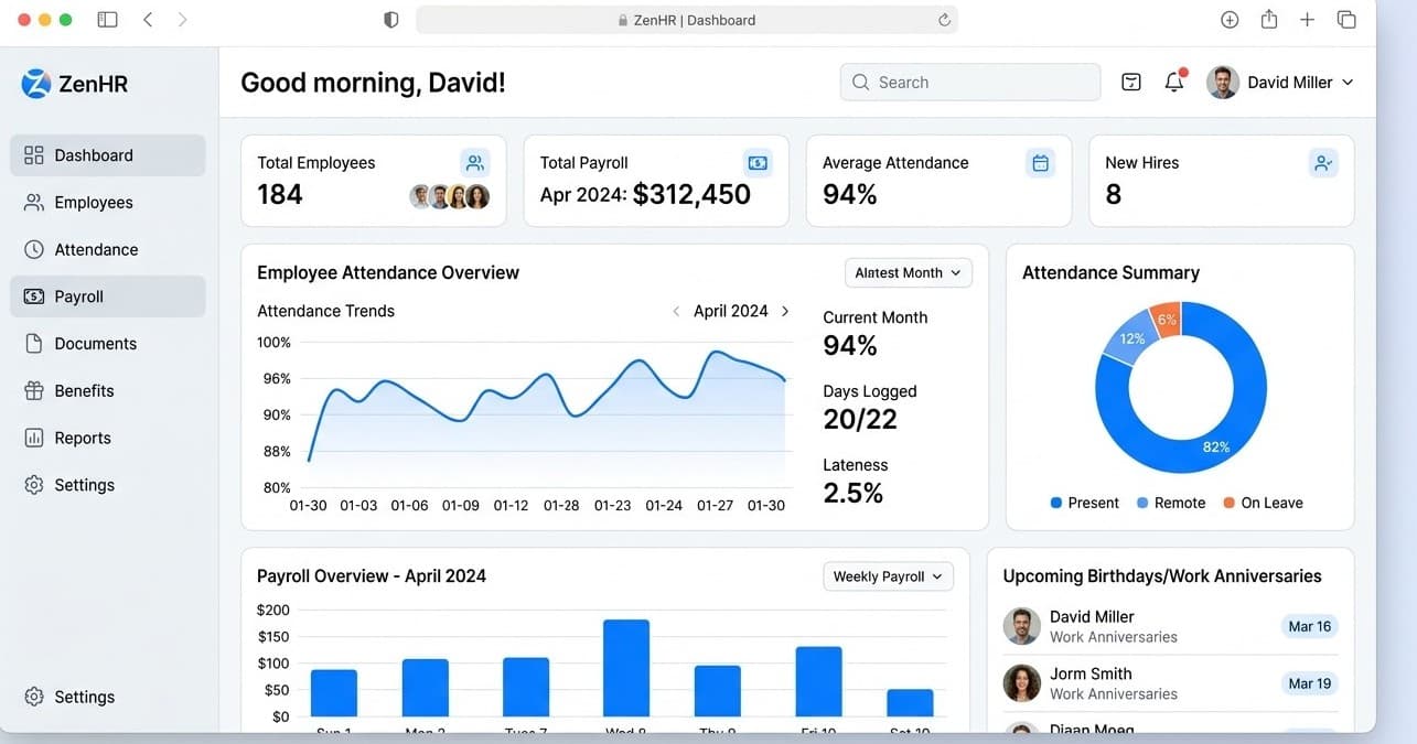 Manage360 dashboard preview