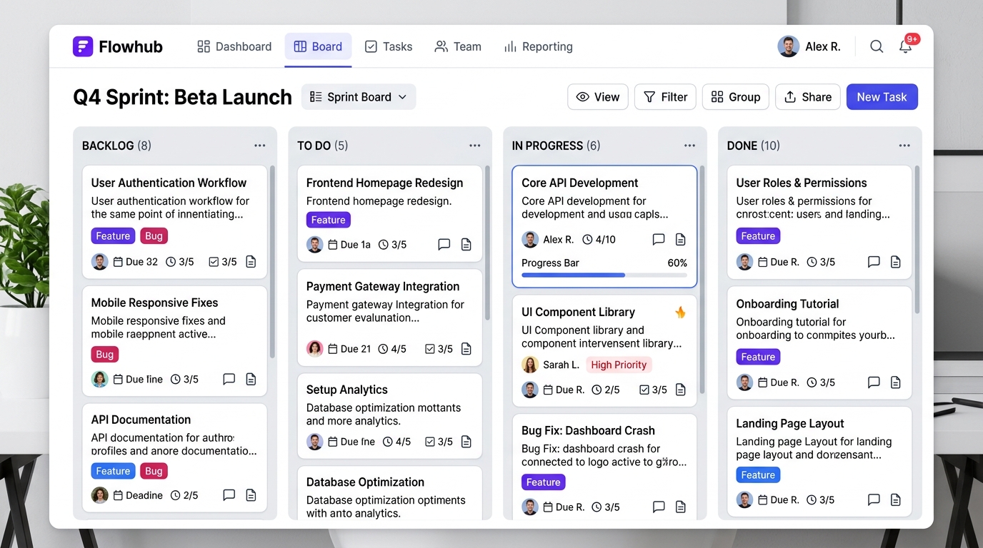 SaaS Platform Dashboard
